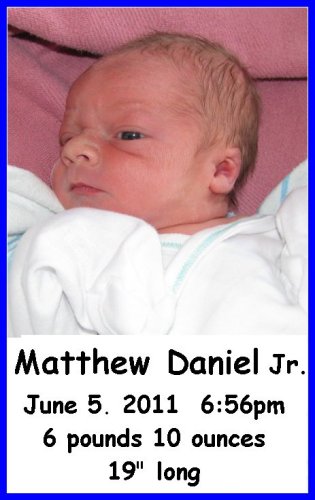 Matthew Daniel, Jr. - newborn Matthew Daniel, Jr. - newborn